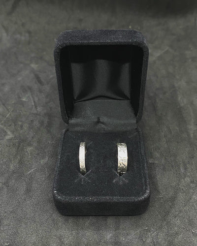 Vintage Two Germany Sterling Silver Band Ring (925-835)- Size (6.0 and 6.5 US)