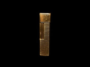 S.T. Dupont lighter - line 1 Short Silver Plated- Reference # 29CA67 (5.7cm) (SKU-683)