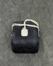 Load image into Gallery viewer, Vintage Sterling Silver Chain with Small Silver Pendant. Germany