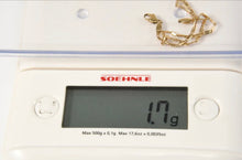 Load image into Gallery viewer, 8” Chain bracele in 333 Gold Yellow Gold 8k Gold From Germany. (SKU #402)
