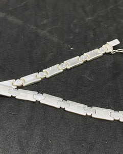 9” Solid Germany 925 Sterling Silver 07 mm wide Curb Link Chain Bracelet Men’s Sterling Silver. From Germany