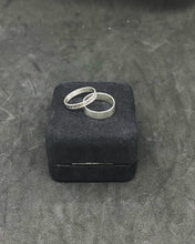 Load image into Gallery viewer, Vintage Two Germany Sterling Silver Band Ring (925-835)- Size (6.0 and 6.5 US)
