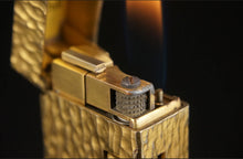 Load image into Gallery viewer, Dunhill Lighter Swiss Made (A/D) - 1986 - Gold plated Excellent working condition.(SKU-633)
