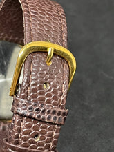 Load image into Gallery viewer, REGENT FORMATIC GENTLEMAN GOLD DATE WATCH + UNWORN LEATHER STRAP SERVICE NEW. (SKU-596)
