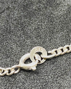 Vintage Sterling Silver 835 Chain with 3 Small Silver Pendant. Germany