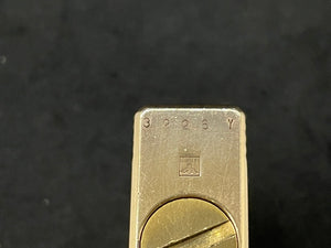 S.T. Dupont lighter - orange caray lacquer - chinese characters box and papers.Reference #3226Y . (SKU-575)