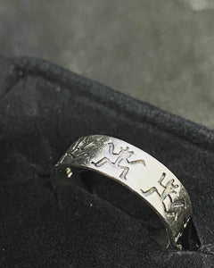 Vintage Two Germany Sterling Silver Band Ring (925-835)- Size (6.0 and 6.5 US)