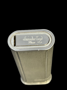 ALEXANDER LLOYD GHOST 20U SILVER ROLL GAS UNUSED LIGHTER. SKU-667