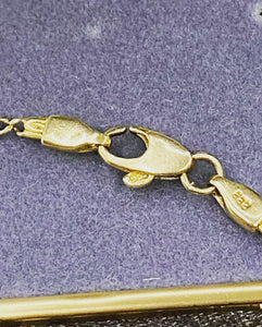 8” Chain bracele in 333 Gold Yellow Gold 8k Gold From Germany. (SKU #402)