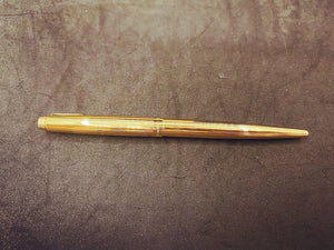 Parker Ballpoint Pen Gold Plated With Engraving “René” in Original case.