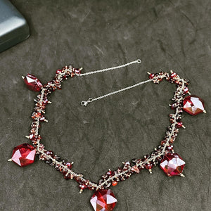 Crystal Bicolour - Necklace Size: 26 cm Total weight: 60.9 g