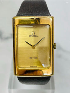 Omega - De Ville - 111.0112 - Men - 1970-1979 Mechanical hand winding - Gold-plated