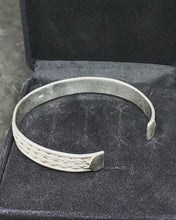Load image into Gallery viewer, Antique 925 Silver Bracelet, Handcrafted Silver Pangal 1920s Edwardian Style European Jewelry, Unique Gift Idea, Hallmarked Silver