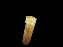 Load image into Gallery viewer, CELINE lighter original vintage 1970 gold plated with texture exagonal shape size 3.1 x 0.8x 0.4 in. Ref # 10028785 .(SKU-578)