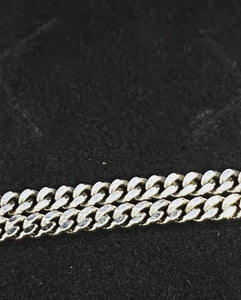 Vintage Sterling Silver 835 Chain with Small Cherry Silver Pendant. Germany Jewelry