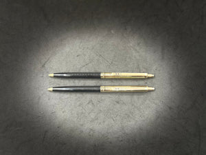 Rare Vintage 1970's Two ball pen black and blue  set Mark Paper Mate. (SKU-550)