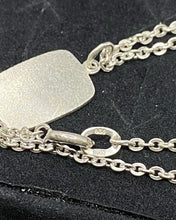 Load image into Gallery viewer, Vintage Sterling Silver Chain with Small Silver Pendant. Germany
