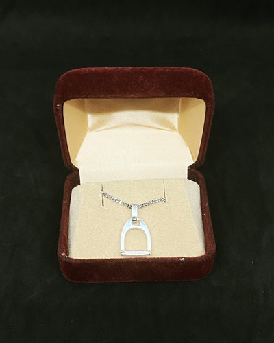 Vintage Sterling Silver 835 Chain with Small sterling Silver Pendant. Germany