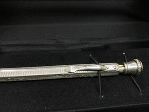 Vintage Art Deco 925 Silver Press Working Mechanical Pencil. (SKU-527)
