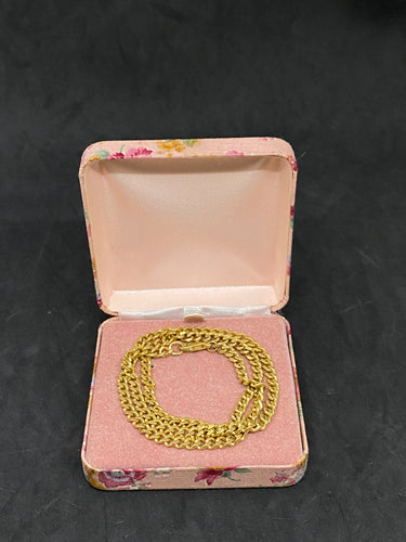 Luxurious goldplate  ALMER Chain 20” (SKU #405)