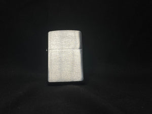 Zippo  Wind Proof Lighter plain silver color stock 2016 with original box. (SKU-745)
