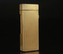 Load image into Gallery viewer, Dunhill Lighter RE24163 Patented- 1968- Gold plated Excellent working condition.(SKU-568)