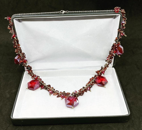 Crystal Bicolour - Necklace Size: 26 cm Total weight: 60.9 g