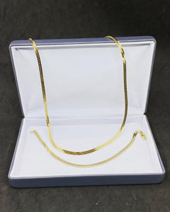 Luxurious goldtone Chain with Bracelete . Germany (SKU #417)